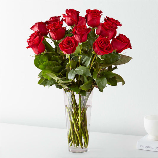 Long Stem Red Rose Bouquet – MAGNOLIA'S FLOWER SHOP INC, Garden City MI