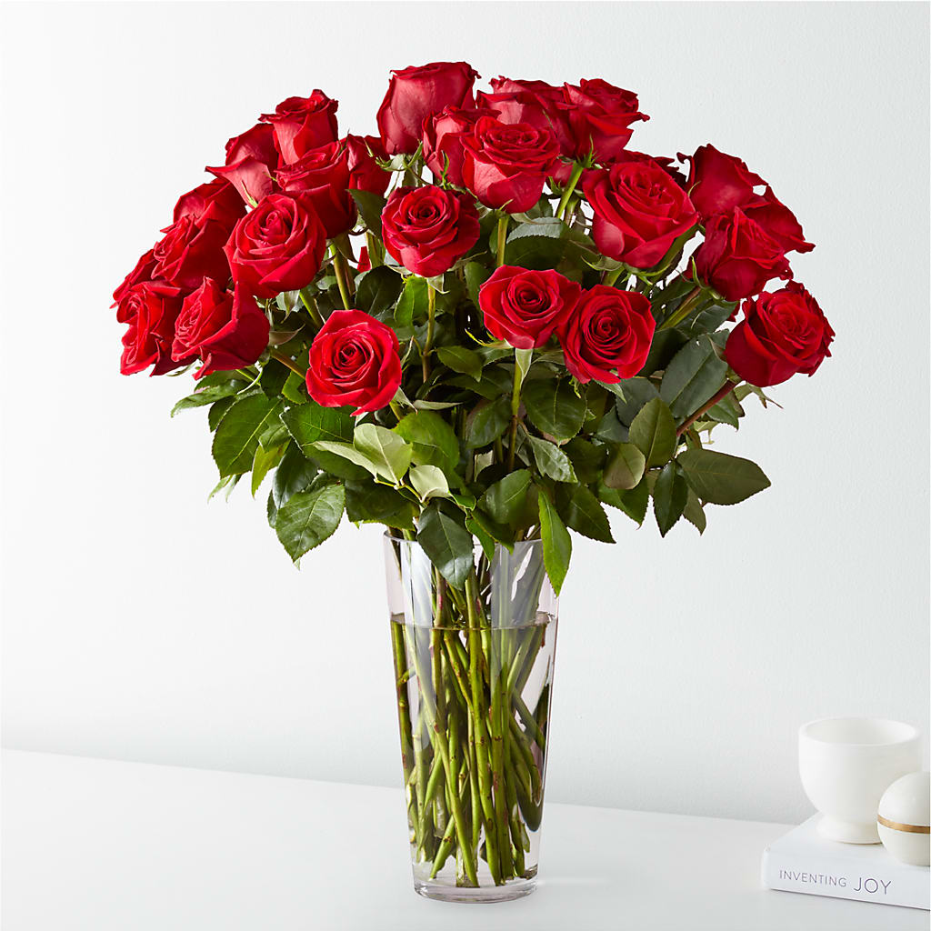 Long Stem Red Rose Bouquet – MAGNOLIA'S FLOWER SHOP INC, Garden City MI
