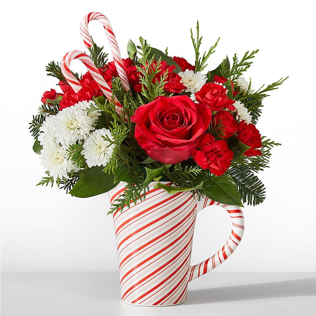 Peppermint Swirl Mug – MAGNOLIA'S FLOWER SHOP INC, Garden City MI