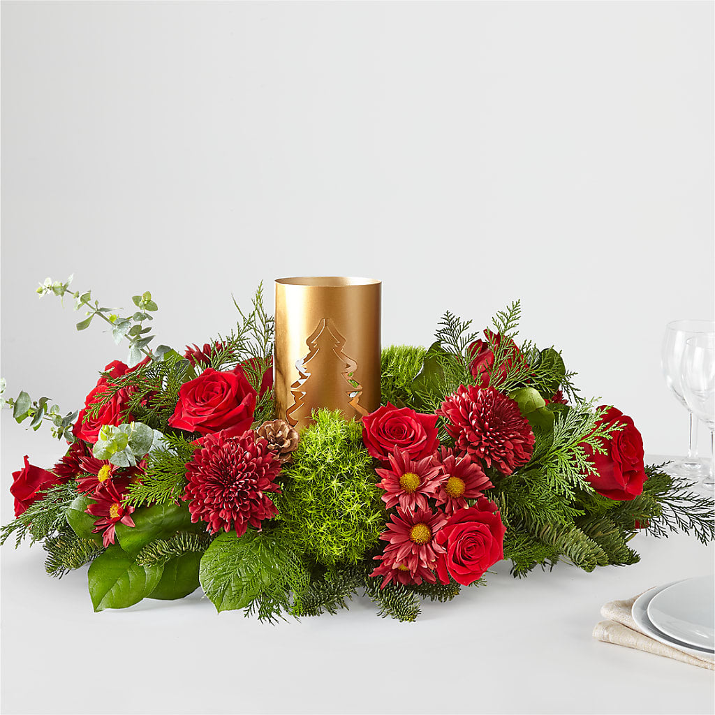 Toast the Season Centerpiece – MAGNOLIA'S FLOWER SHOP INC, Garden City MI