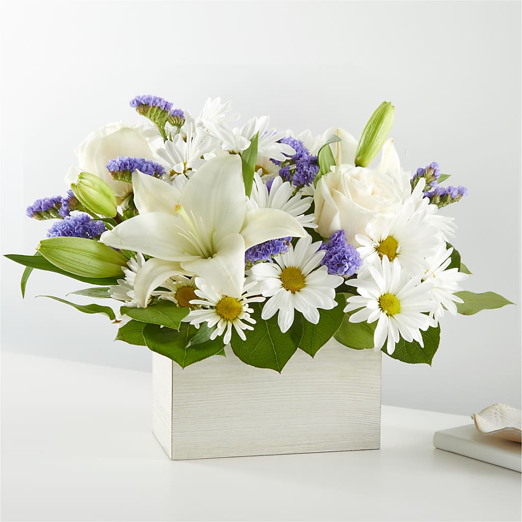Beyond Blue Box Bouquet – MAGNOLIA'S FLOWER SHOP INC, Garden City MI