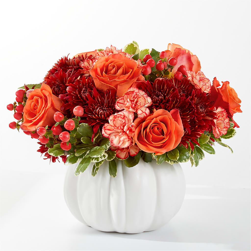 Autumn Air Pumpkin Bouquet – MAGNOLIA'S FLOWER SHOP INC, Garden City MI