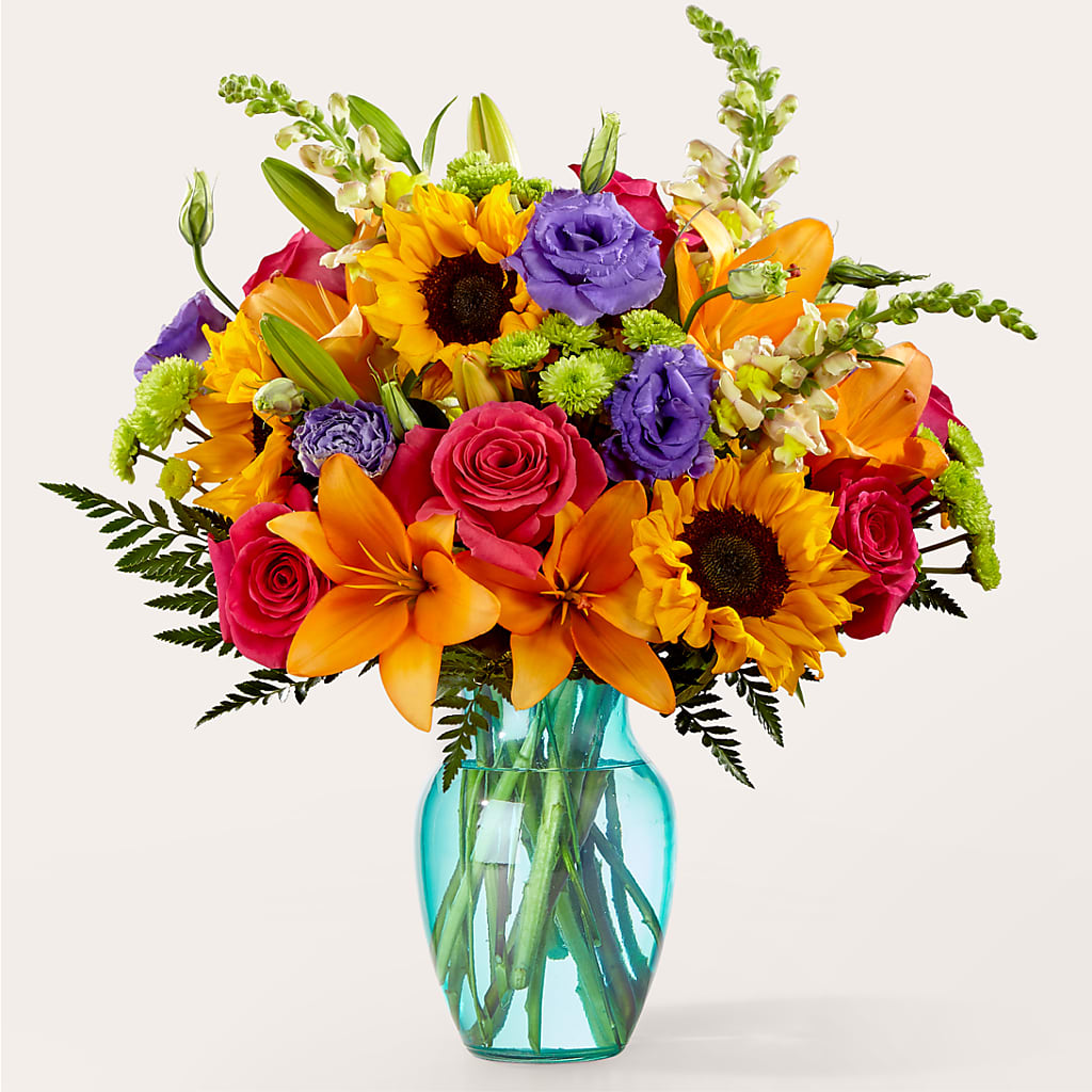 Double Rainbow Bouquet – MAGNOLIA'S FLOWER SHOP INC, Garden City MI