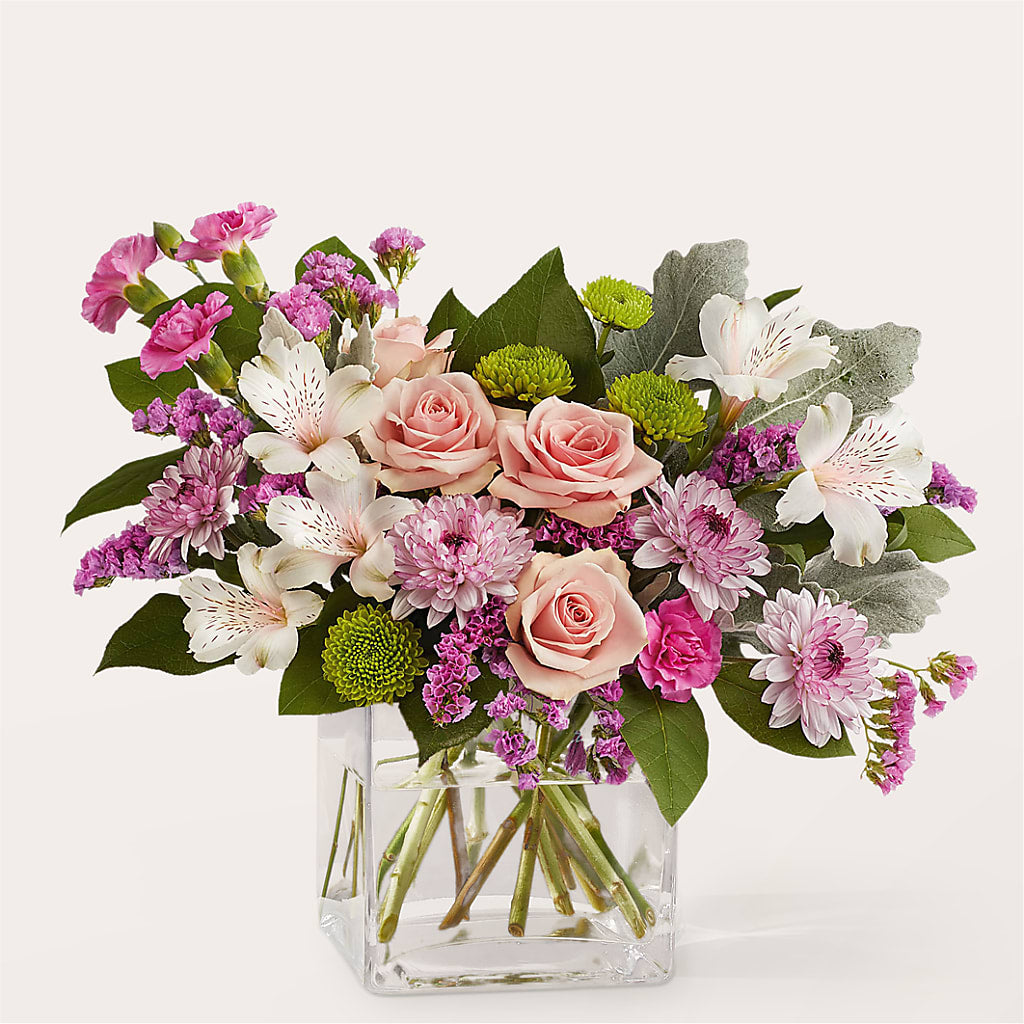 Pink Suede Bouquet – MAGNOLIA'S FLOWER SHOP INC, Garden City MI