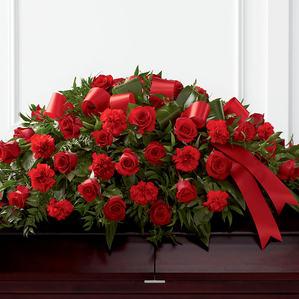 Tribute of Life Casket Spray – MAGNOLIA'S FLOWER SHOP INC, Garden City MI