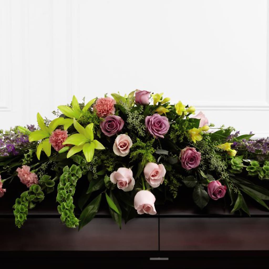 Forever Beloved Casket Spray – MAGNOLIA'S FLOWER SHOP INC, Garden City MI