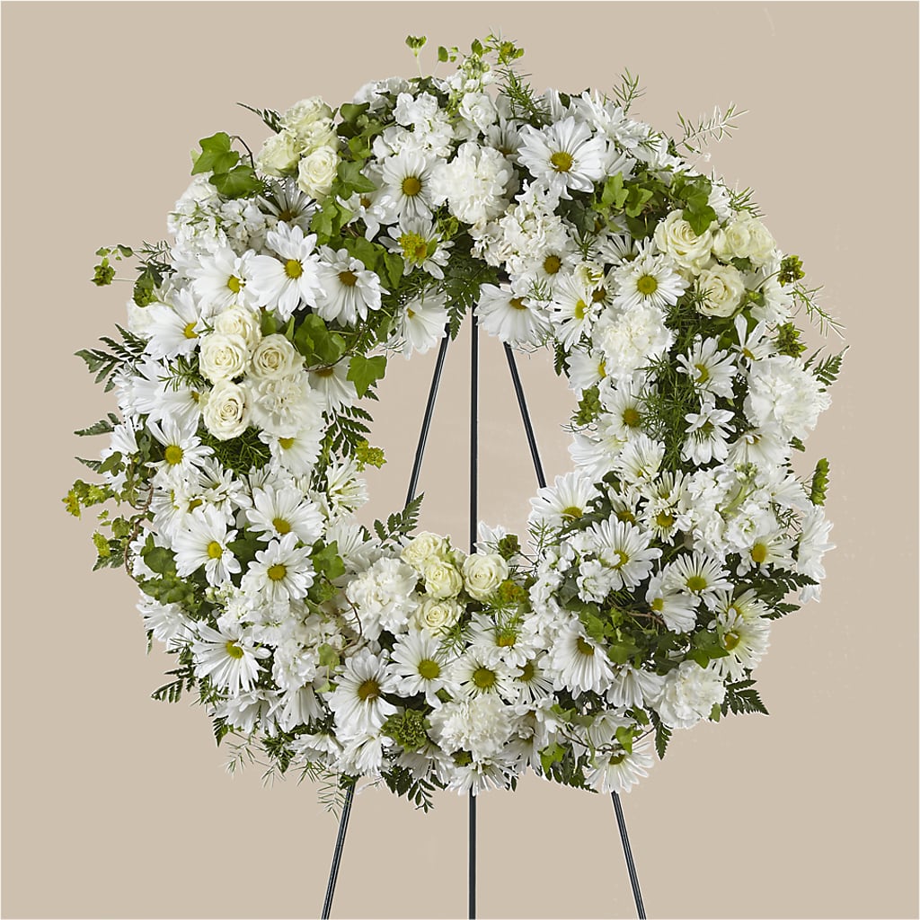 Faithful Wishes Wreath – MAGNOLIA'S FLOWER SHOP INC, Garden City MI