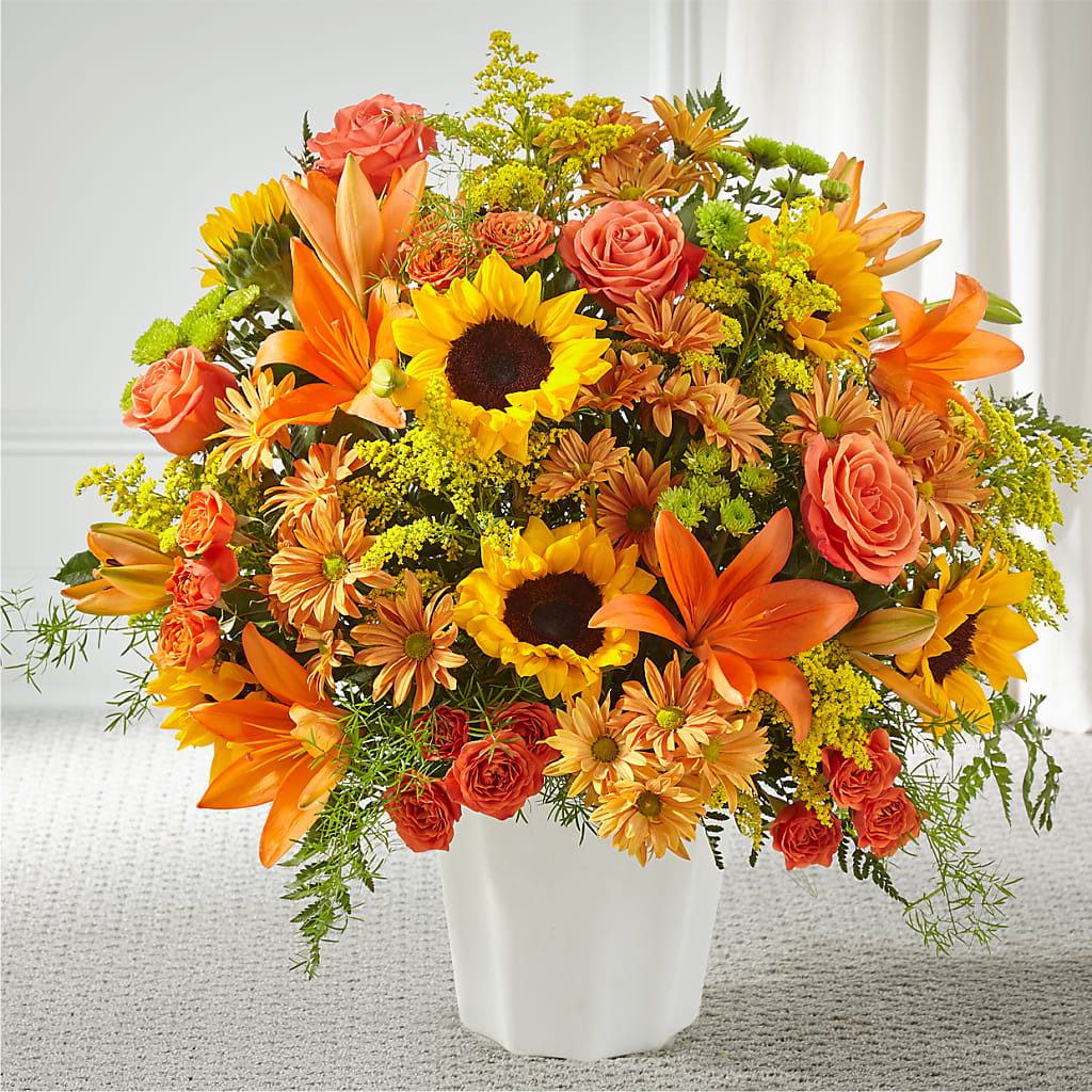 Harvest Thoughts Floor Basket – MAGNOLIA'S FLOWER SHOP INC, Garden City MI