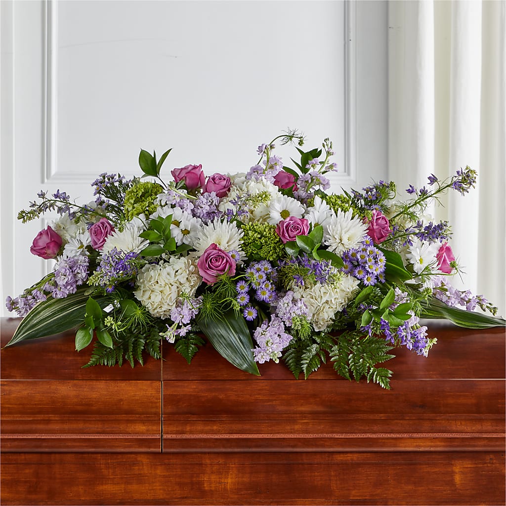 Meadows of Serenity Casket Spray – MAGNOLIA'S FLOWER SHOP INC, Garden City MI