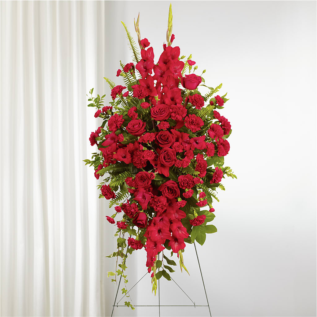 From the Heart Standing Spray – MAGNOLIA'S FLOWER SHOP INC, Garden City MI