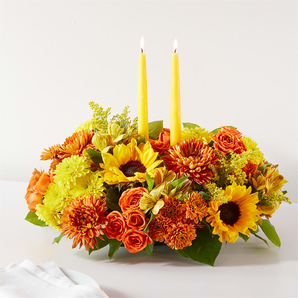 Autumn Harmony Centerpiece – MAGNOLIA'S FLOWER SHOP INC, Garden City MI