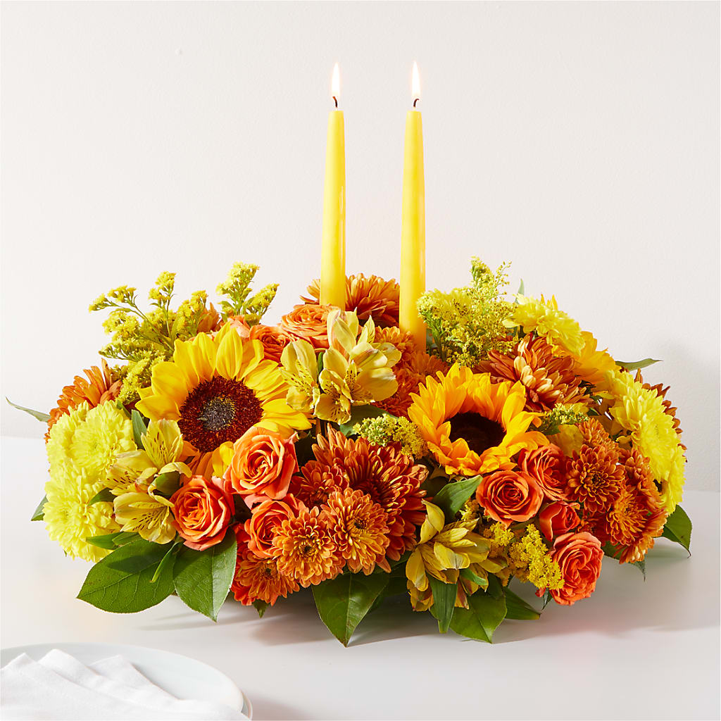 Autumn Harmony Centerpiece – MAGNOLIA'S FLOWER SHOP INC, Garden City MI