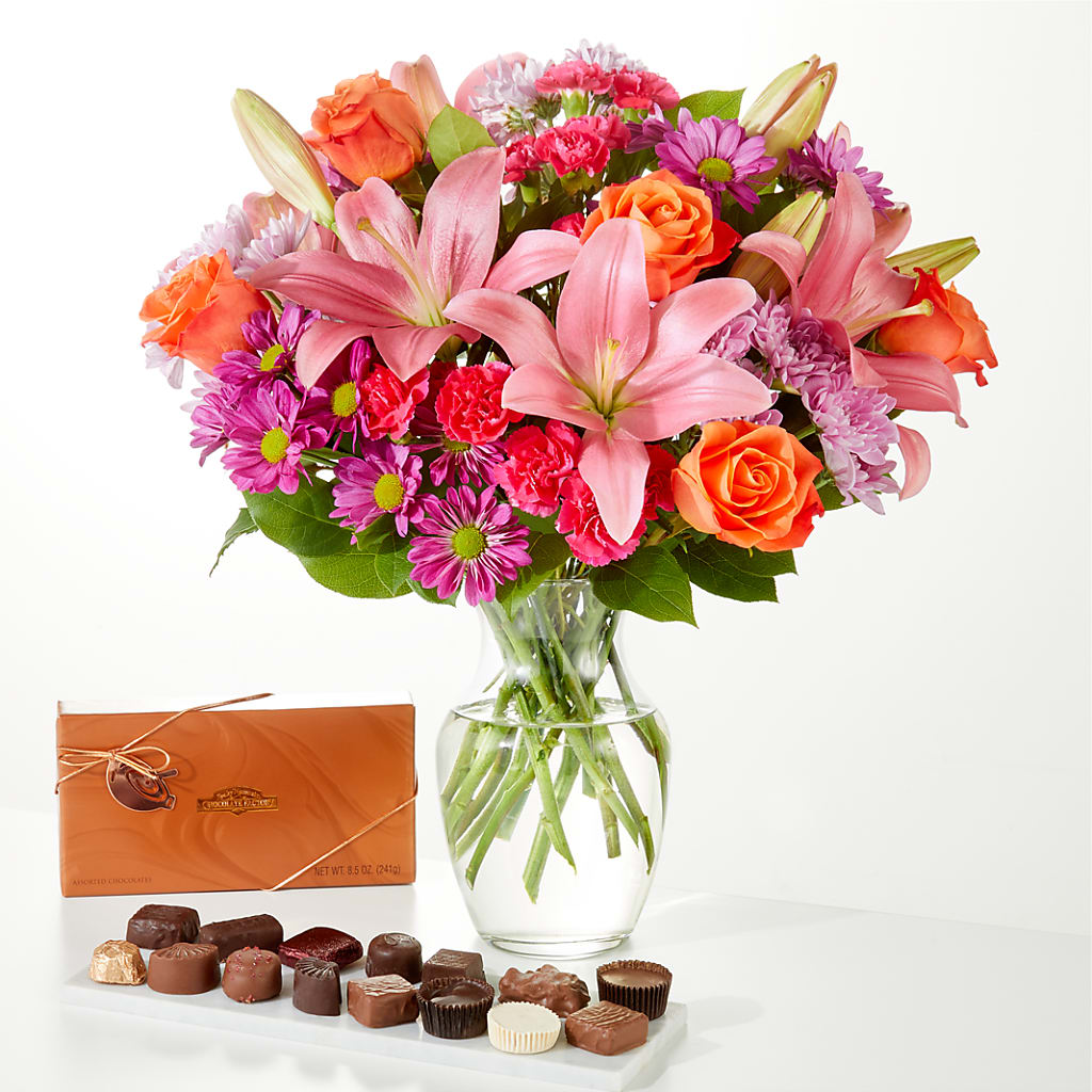 One and Only Bouquet and Chocolate Bundle – MAGNOLIA'S FLOWER SHOP INC, Garden City MI