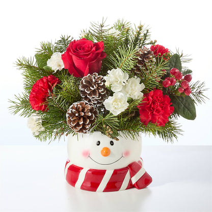 Jolly Snowman Bouquet – MAGNOLIA'S FLOWER SHOP INC, Garden City MI