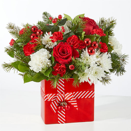 Presents Under the Tree Bouquet – MAGNOLIA'S FLOWER SHOP INC, Garden City MI