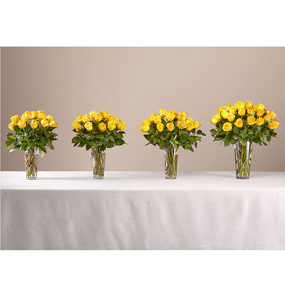 Long Stem Yellow Rose Bouquet – MAGNOLIA'S FLOWER SHOP INC, Garden City MI