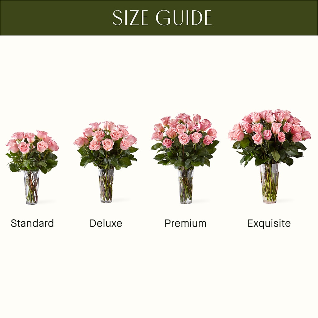 Long Stem Pink Rose Bouquet – MAGNOLIA'S FLOWER SHOP INC, Garden City MI