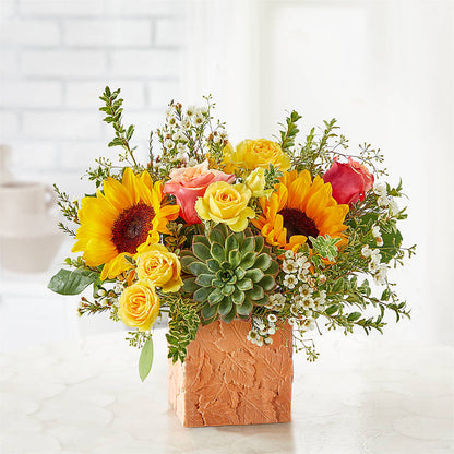 Sunflower Season Bouquet – MAGNOLIA'S FLOWER SHOP INC, Garden City MI