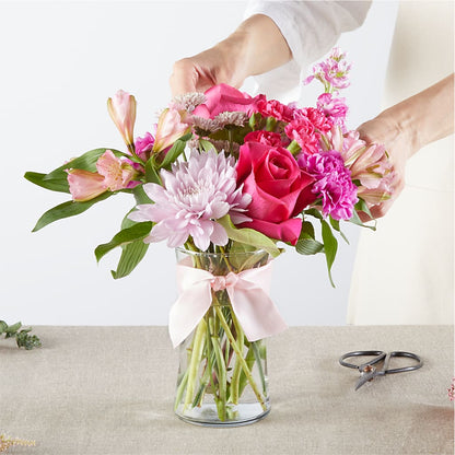 Pink Ribbon - A Florist Original – MAGNOLIA'S FLOWER SHOP INC, Garden City MI