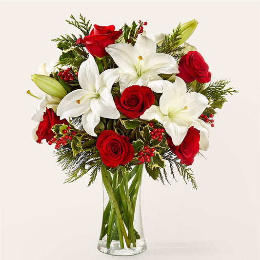 Sparkling Snowflakes Bouquet – MAGNOLIA'S FLOWER SHOP INC, Garden City MI