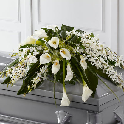 Angel Wings Casket Spray – MAGNOLIA'S FLOWER SHOP INC, Garden City MI