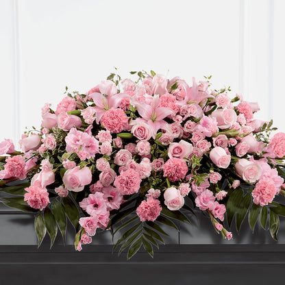 Garden of Comfort Casket Spray (Standard) – MAGNOLIA'S FLOWER SHOP INC, Garden City MI