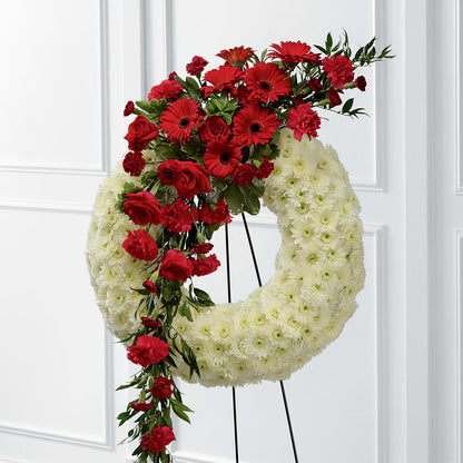 Graceful Tribute Wreath – MAGNOLIA'S FLOWER SHOP INC, Garden City MI