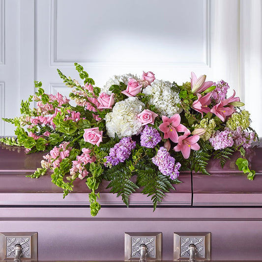 Life's Gratitude Casket Spray – MAGNOLIA'S FLOWER SHOP INC, Garden City MI