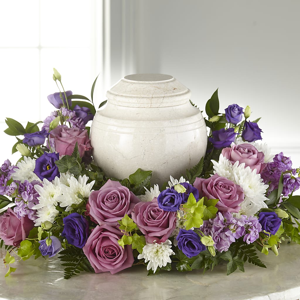 Blooming Sympathy Cremation Adornment – MAGNOLIA'S FLOWER SHOP INC, Garden City MI