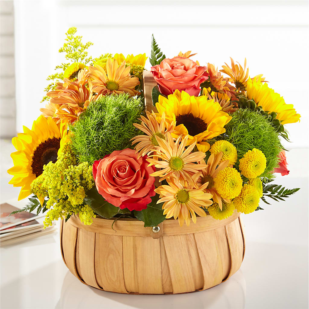 Harvest Sunflower Basket – MAGNOLIA'S FLOWER SHOP INC, Garden City MI