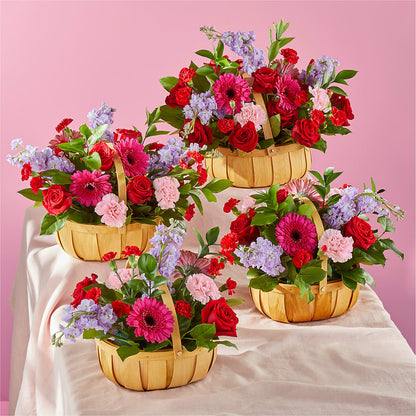 Pink Picnic Basket – MAGNOLIA'S FLOWER SHOP INC, Garden City MI