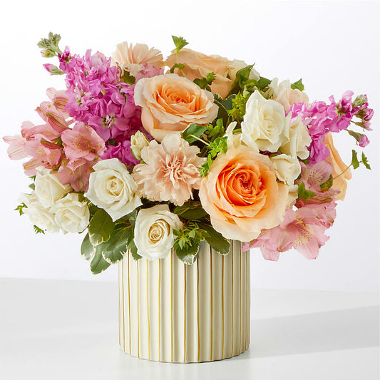 Paradise Bouquet with Ivory Vase – MAGNOLIA'S FLOWER SHOP INC, Garden City MI