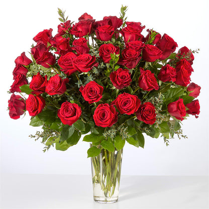 Forever Yours Fifty Stem Red Rose Bouquet – MAGNOLIA'S FLOWER SHOP INC, Garden City MI