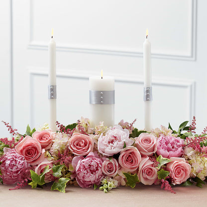 Worldwide Romance Unity Candle Arrangement – MAGNOLIA'S FLOWER SHOP INC, Garden City MI