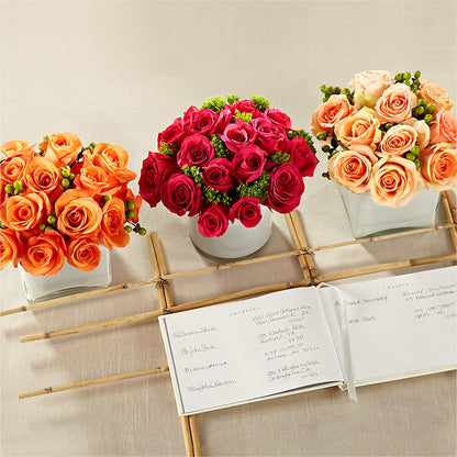 Dawn Rose Centerpiece – MAGNOLIA'S FLOWER SHOP INC, Garden City MI