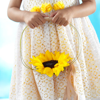 Sweet Sunshine Flower Girl Bouquet – MAGNOLIA'S FLOWER SHOP INC, Garden City MI