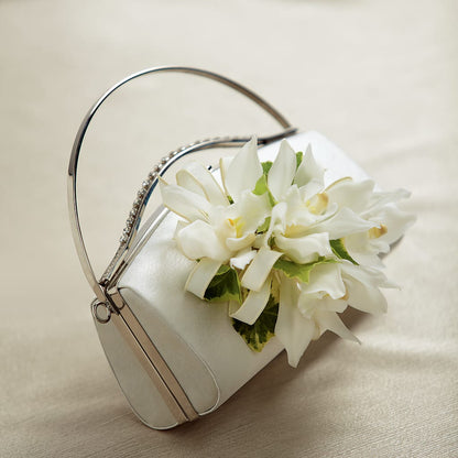 White Purse Decor – MAGNOLIA'S FLOWER SHOP INC, Garden City MI