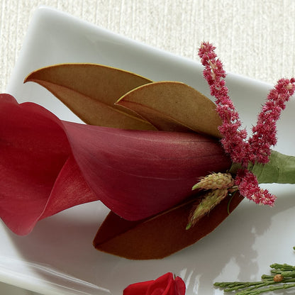 Red Calla Boutonniere – MAGNOLIA'S FLOWER SHOP INC, Garden City MI